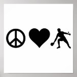 Peace Love Ping Pong Posters