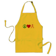 Peace Love Pink Ribbon T shirts, Mugs Apron
