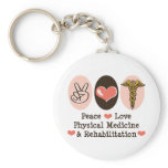 Peace Love PM&R Key Chain keychains