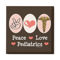 Peace Love PM&R Magnet Physiatry -... - Customized by MedicalTeesGifts Peace Love PM&R Magnet Physiatry -... - Customized