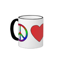 Peace Love Polish Lowland Sheepdogs Mug