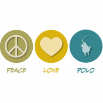 Peace Love Polo photo sculptures by 1000suns Peace Love Polo photo sculptures