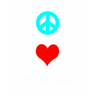 Peace love Pomeranian shirt