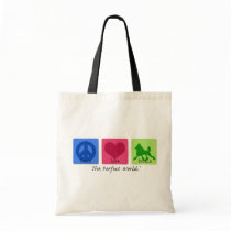 Peace Love Poodle bags by dogwiregifts Peace Love Poodle bags