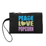 Peace Love Popcorn Coin Purses