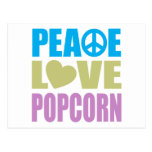 Peace Love Popcorn Post Cards