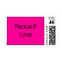 Peace & Love postage by ChristineMarie87 Peace & Love postage