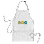 Peace Love Pottery Apron