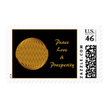 Peace Love & Prosperity Stamp