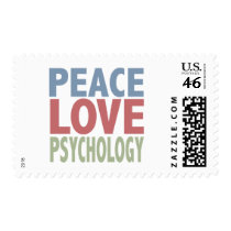 Peace Love Psychology postage by TeeShirtsTShirts Peace Love Psychology postage