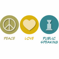 Peace Love Public Speaking photo sculptures by 1000suns Peace Love Public Speaking photo sculptures