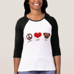 Peace Love Pug T-shirts