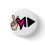 Peace Love Push Play buttons