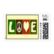 Peace Love Quilt Stamp stamp