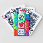 Peace, Love, Rabbits Poker Cards