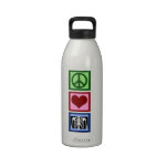 Peace Love Radiology Water Bottle Peace Love Radiology Water Bottle