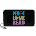 Peace Love Read Laptop Speaker