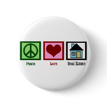 Peace Love Real Estate Pin