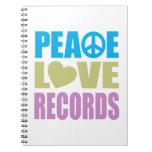Peace Love Records Note Books