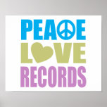 Peace Love Records Posters