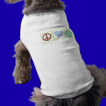 PEACE LOVE RECYCLE pet clothing