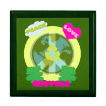 Peace Love Recycle Gift Box gift boxes