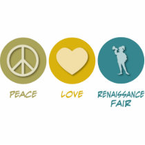 Peace Love Renaissance Fair photo sculptures