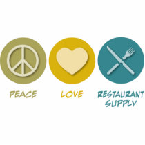 Peace Love Restaurant Supply photo sculptures by 1000suns Peace Love Restaurant Supply photo sculptures