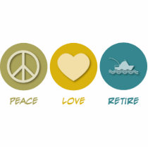 Peace Love Retire photo sculptures by 1000suns Peace Love Retire photo sculptures