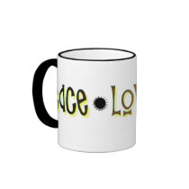 Peace*Love*Ride-Coffee Mug (Black)