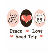 Peace Love Road Trip Route 66 Distressed Tee t-shirts by HobbyTeesGifts Peace Love Road Trip Route 66 Distressed Tee t-shirts