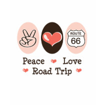 Peace Love Road Trip Route 66 Long Sleeve T shirt by HobbyTeesGifts Peace Love Road Trip Route 66 Long Sleeve T shirt