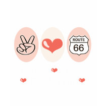 Peace Love Road Trip Route 66 Long Sleeve Tee t-shirts by HobbyTeesGifts Peace Love Road Trip Route 66 Long Sleeve Tee t-shirts