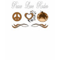 Peace Love Rodeo t-shirts