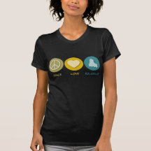 Peace Love Rollerblade T Shirt