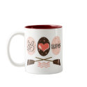 Peace Love Row Rowing Mug by SportyTeesGifts Peace Love Row Rowing Mug