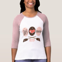 Peace Love Row Rowing Raglan Tee t-shirts