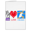 PEACE LOVE RUN cards