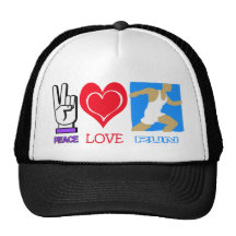 PEACE LOVE RUN MESH HAT
