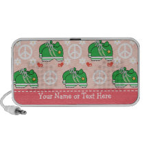 Peace Love Run Portable Doodle Speaker Personalize