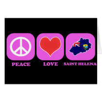 Peace Love Saint Helena cards
