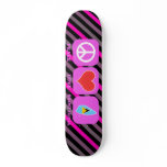 Peace Love Saint Lucia Skate Boards