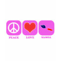 Peace Love Samoa t-shirts
