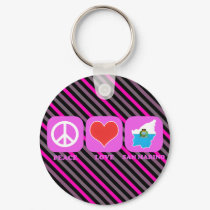 Peace Love San Marino keychains