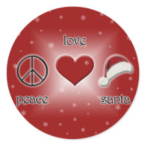 Peace Love Santa