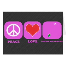Peace Love Saotome And Principe cards