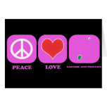 Peace Love Saotome And Principe cards