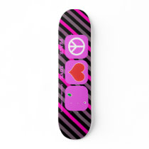 Peace Love Saotome And Principe Skate Board