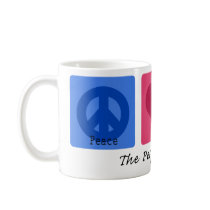 Peace Love Schnauzer mugs
