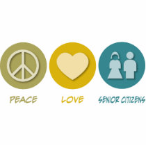 Peace Love Senior Citizens photo sculptures by 1000suns Peace Love Senior Citizens photo sculptures